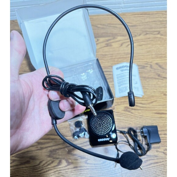 Croove Voice Amplifier Portable Rechargeable Microphone Headset Waistband Clip - Picture 5 of 16